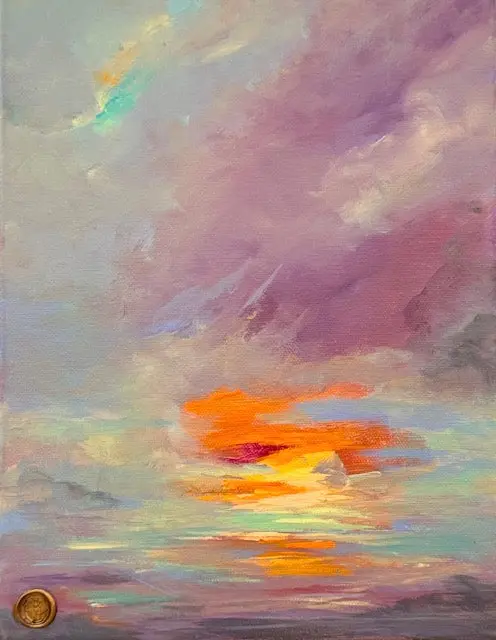 Winds Of Heaven 9" X 12" By Sibet Alspaugh 1