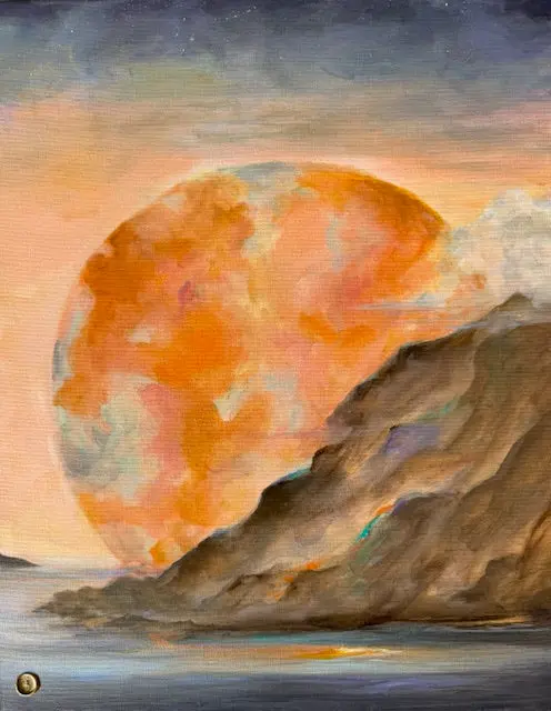 The Moon Understands 16" X 20" By Sibet Alspaugh 1