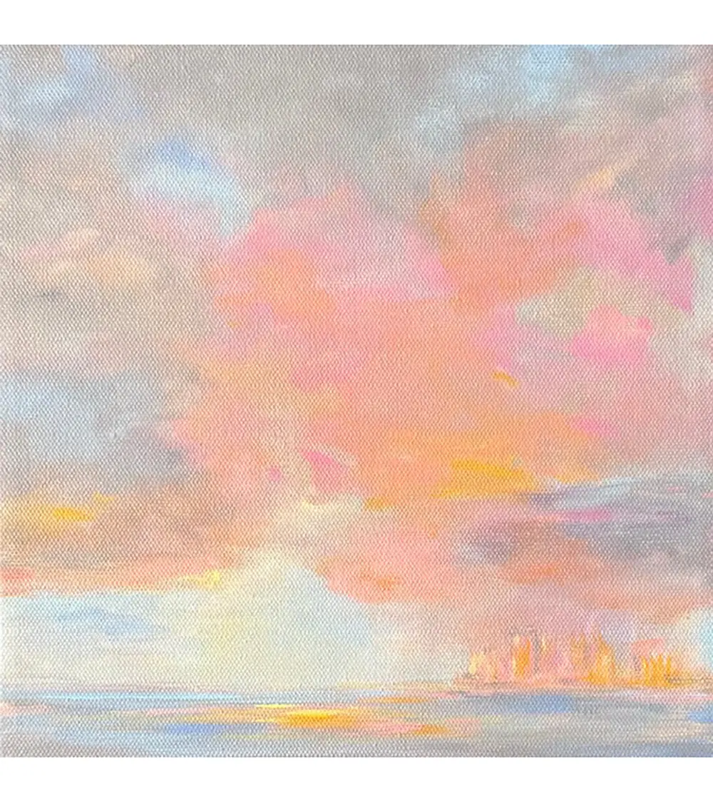 Golden Hour Waikiki 10" X 10" By Sibet Alspaugh 1