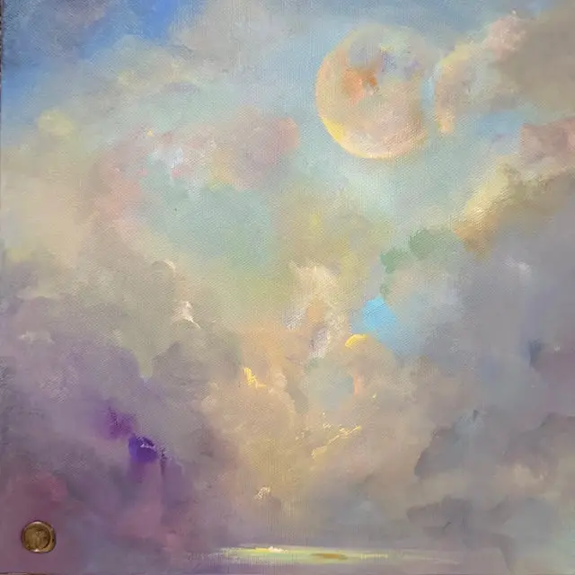 Moon Secrets 12" X 12" By Sibet Alspaugh 1