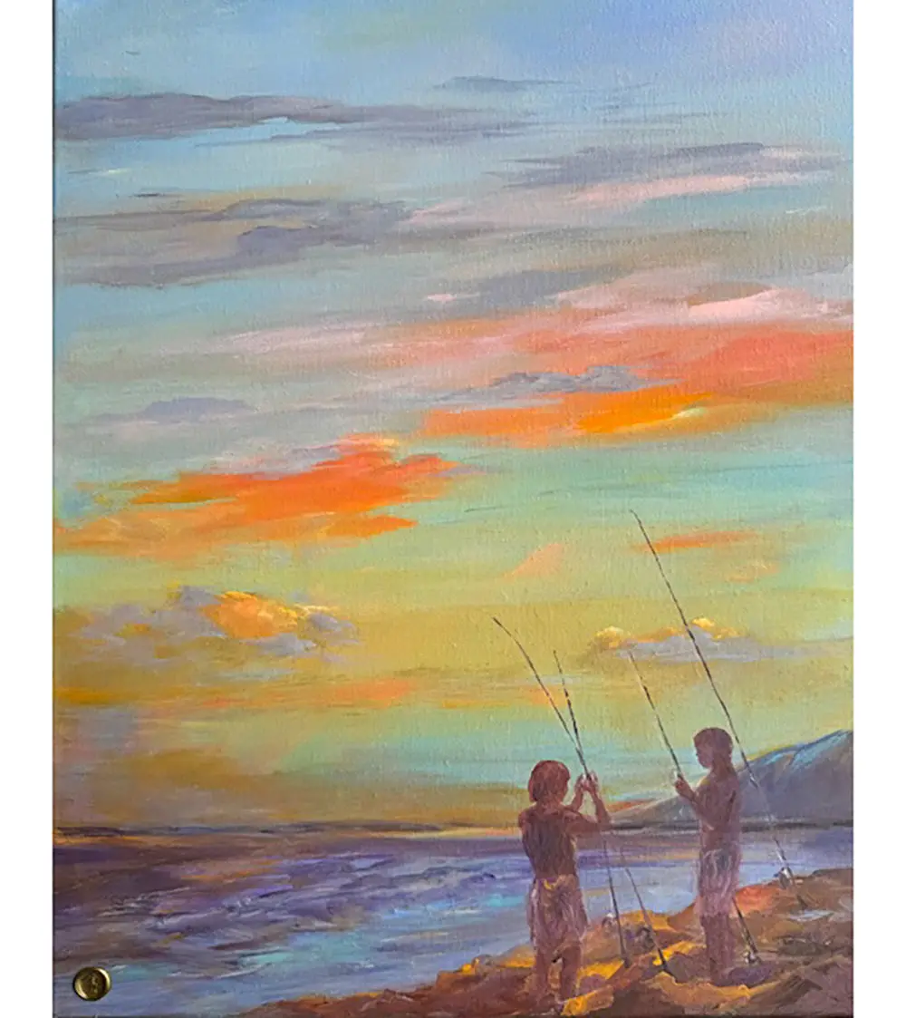 Simple Pleasures 16” X 20” By Sibet Alspaugh 1