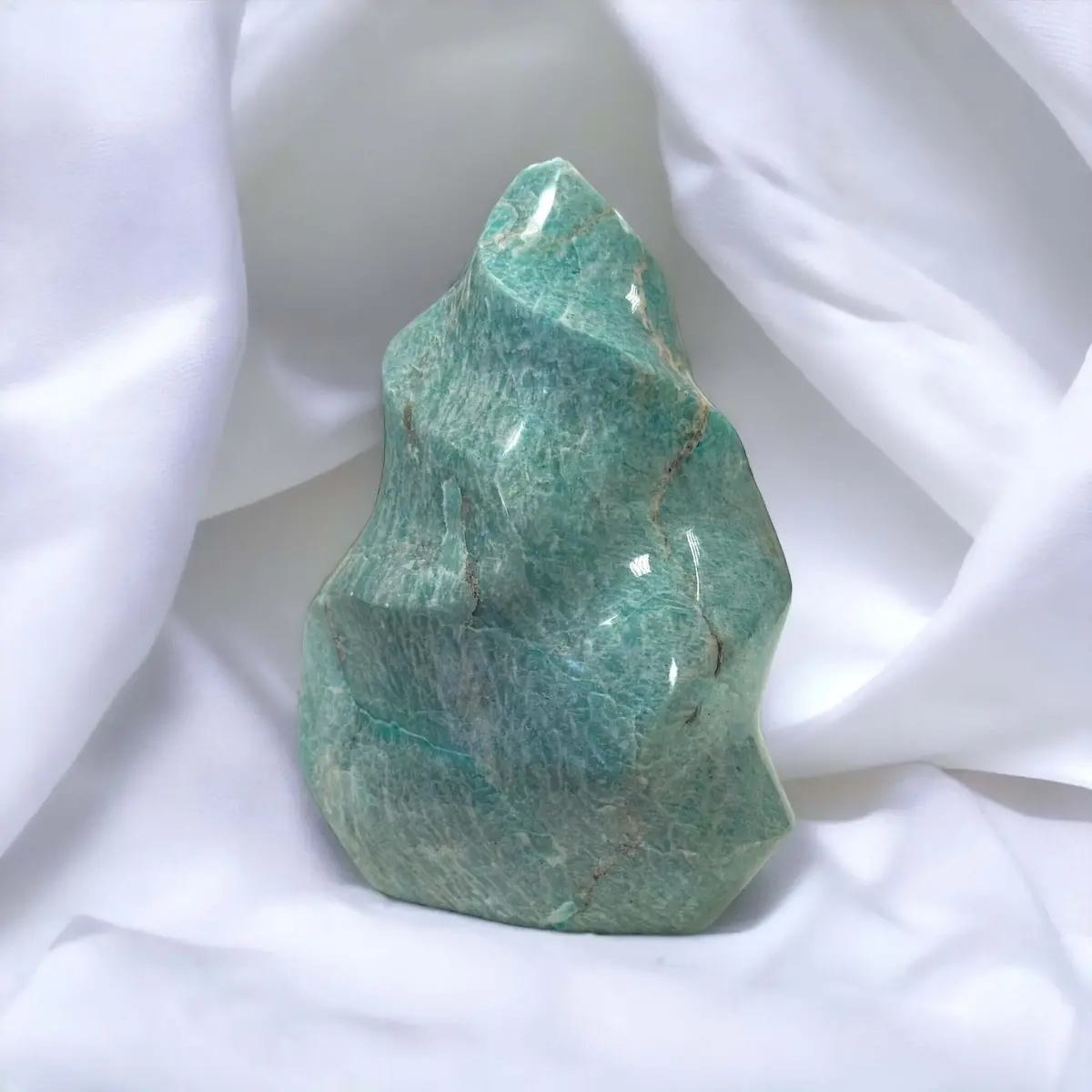 Amazonite Crystal Flame - Ethically Sourced 3