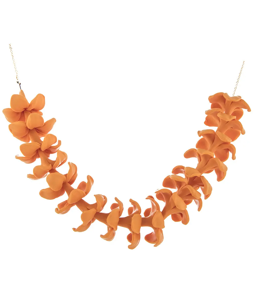 Large Puakenikeni  Lei Necklace 1