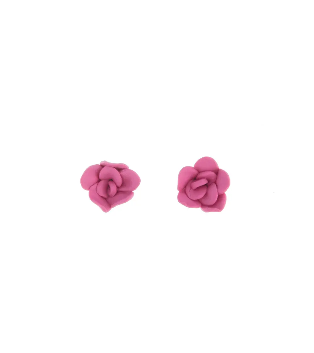 Pink Lokelani Stud Earrings 1