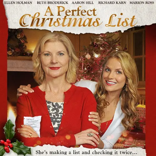 A Perfect Christmas List Dvd Movie 2014 Ellen Hollman 1