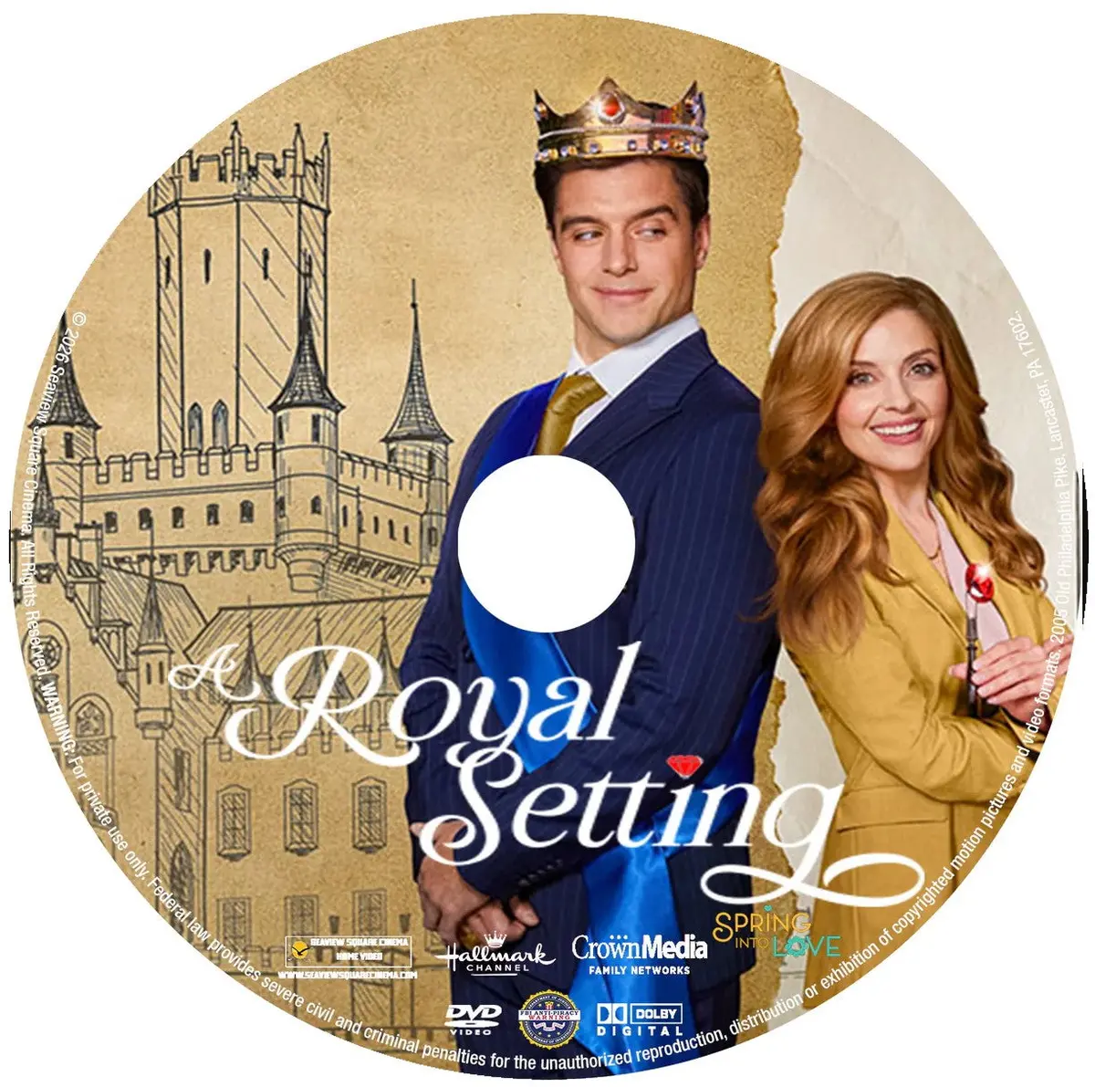 (03) A Royal Setting Dvd Hallmark Movie 2026 - Jen Lilley, Dan Jeannotte 1