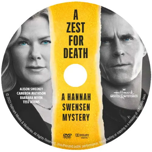 A Zest For Death: A Hannah Swensen Mystery Dvd 2023 Movie 1