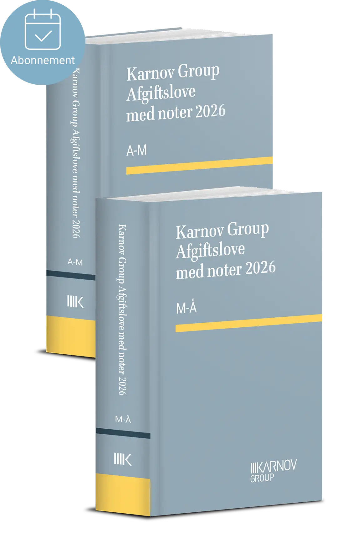 Karnov Group Afgiftslove Med Noter 2026 - Abonnement 1