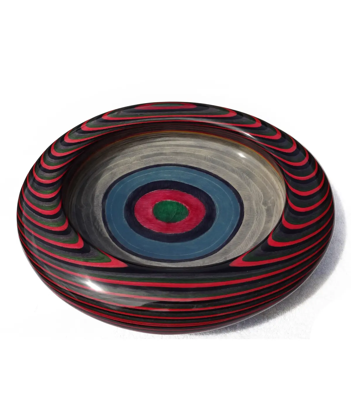 Wood Bowl "Afro-Abalone" By Rock Cross 1
