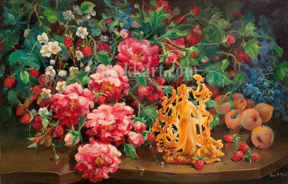 Original Painting: Agate Treasure By Eva Makk 1