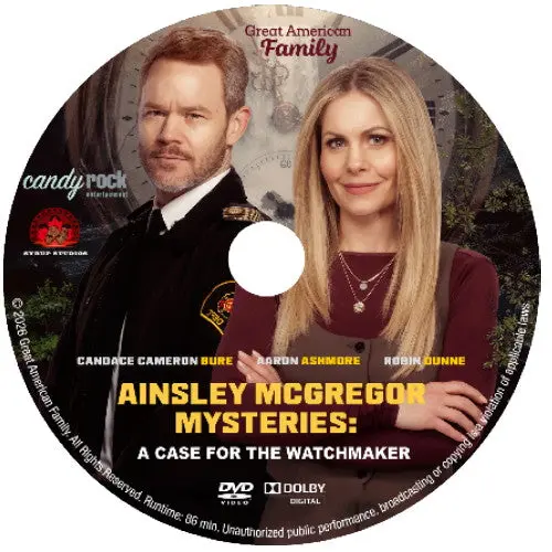 Ainsley Mcgregor Mysteries: A Case For The Watchmaker Dvd Gaf Movie 2026 1