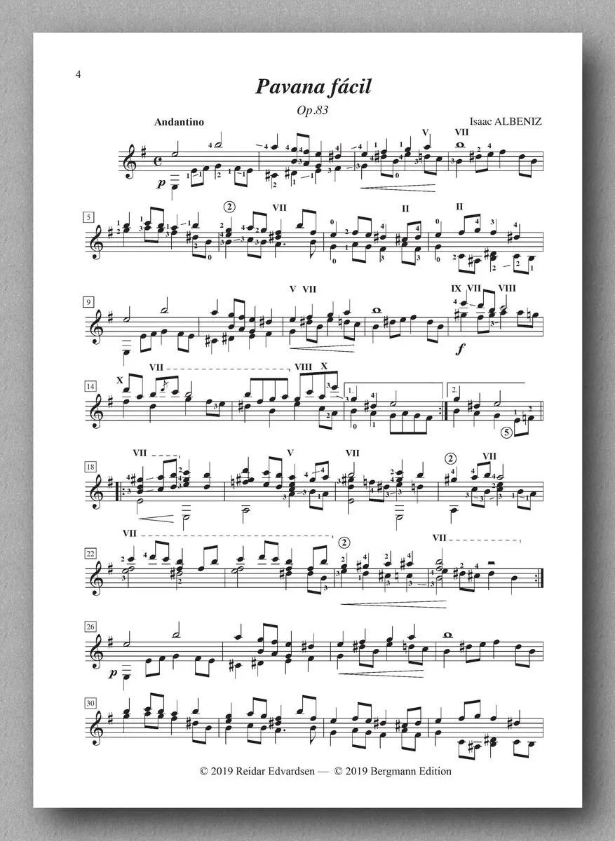 Albeniz-Granados-Edvardsen, Two Pavannes 2