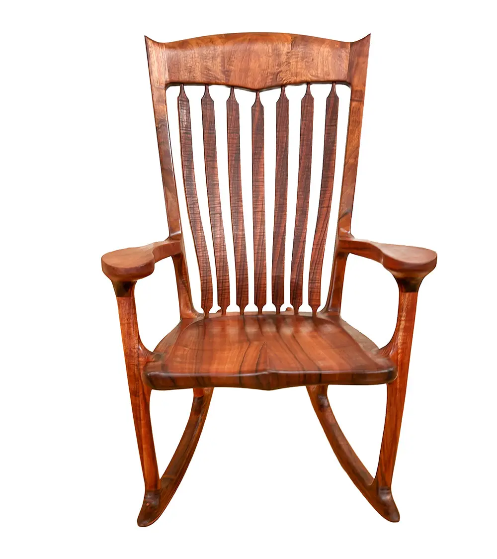 Curly Koa Rocking Chair By Alex Franceschini 2