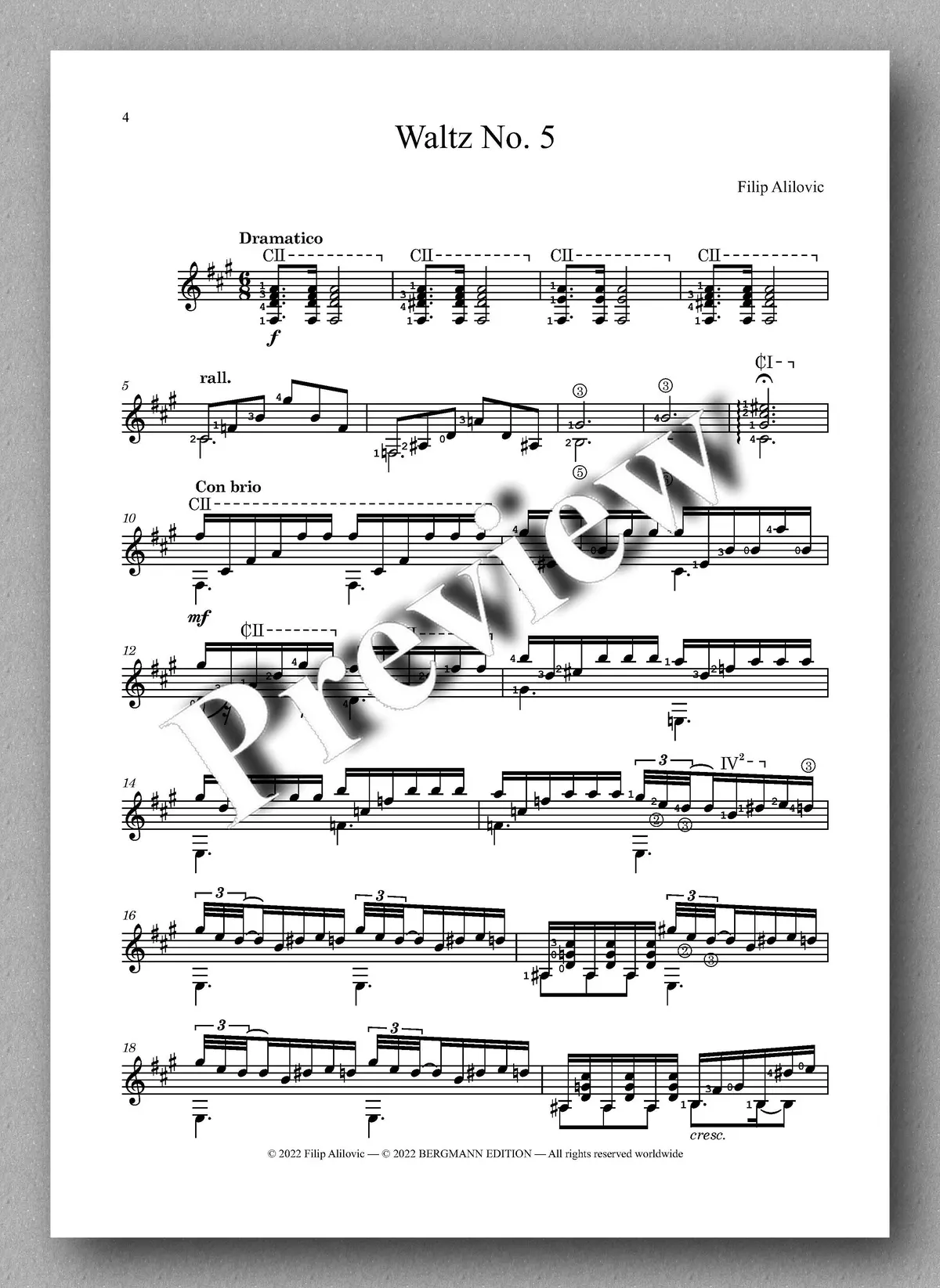 Alilovic, Waltz No. 5 2