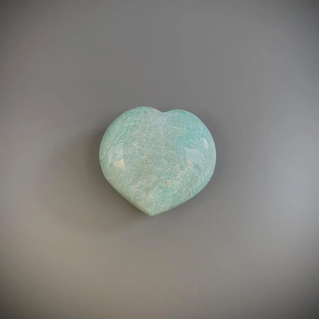 Amazonite Hearts - Large Ethically Sourced 3