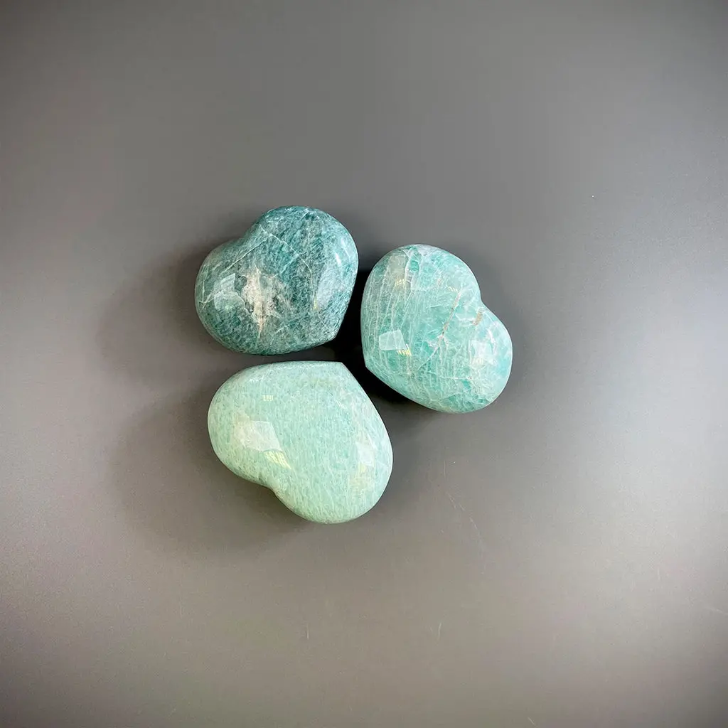Amazonite Hearts - Large Ethically Sourced 1