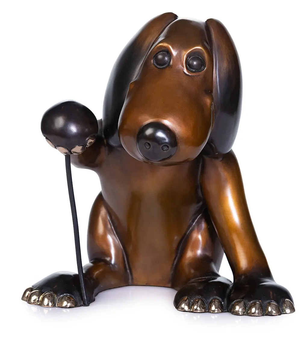 Bronze Sculpture "Angus" By Marty Goldstein 1