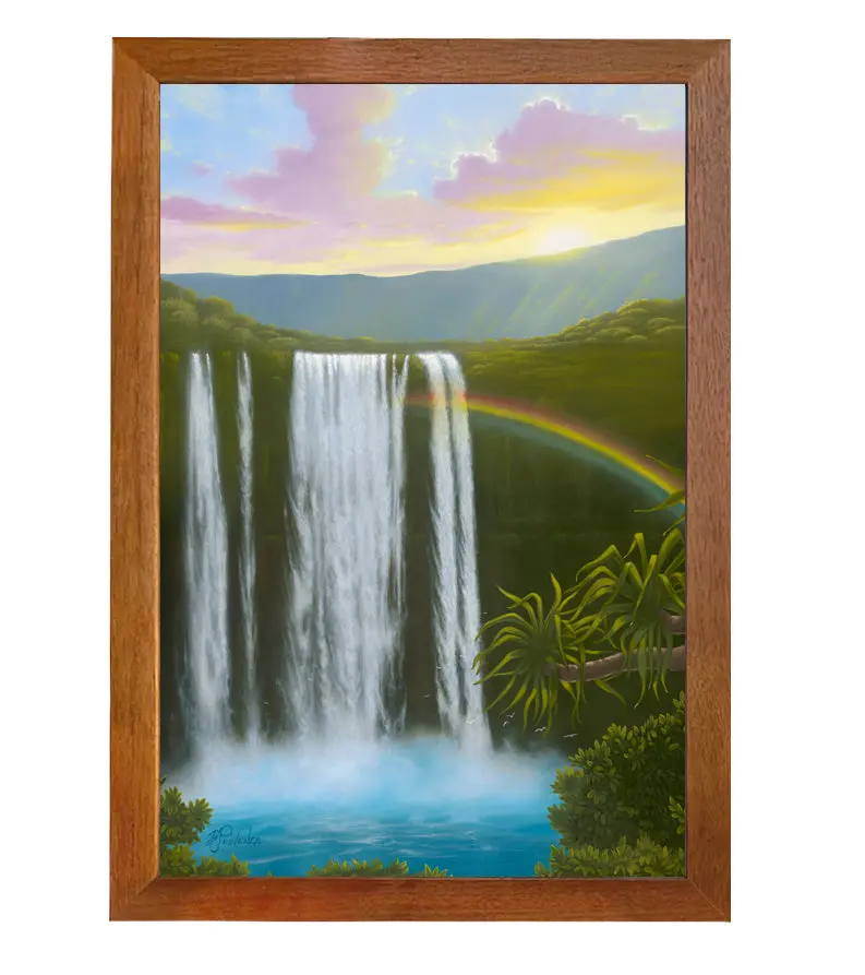 Original Painting: Aqua Splash By Michael Provenza 1