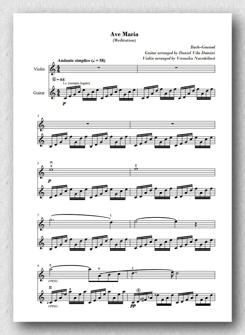 Bach-Gounod, Ave Maria 2