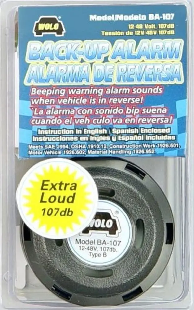 Wolo Model Ba-107 Heavy Duty Osha Approved Back-Up Alarm 1