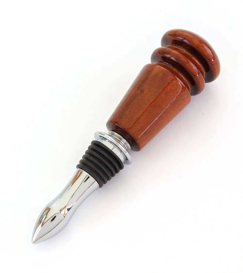 Koa Wine Stopper & Cork Screw By Dale Dennison (B) 1