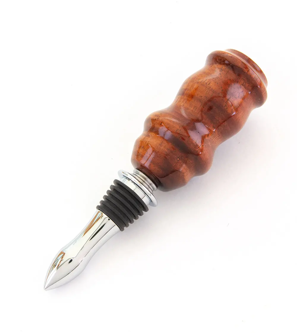 Koa Wine Stopper & Cork Screw By Dale Dennison (C) 1
