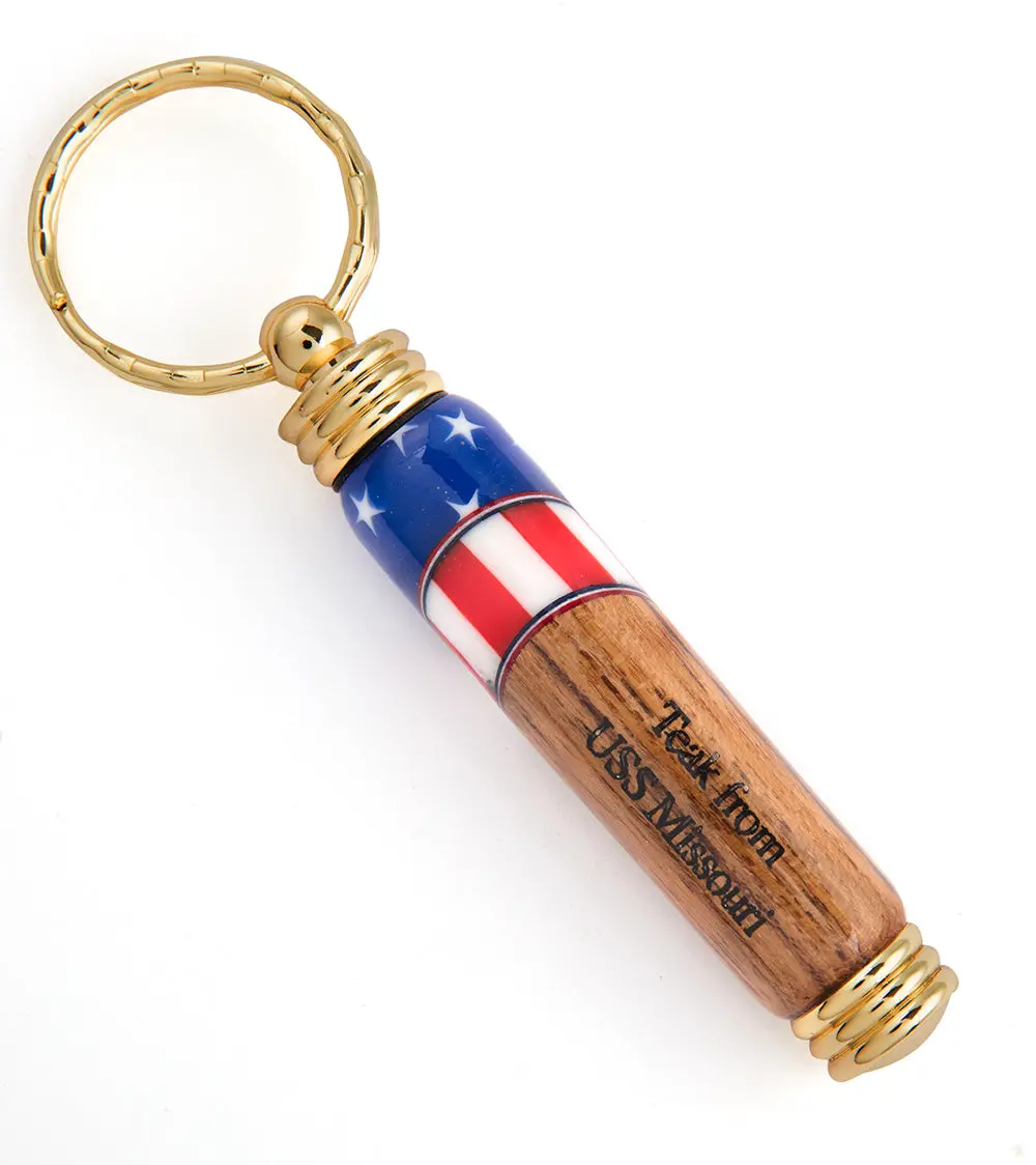 Uss Missouri Teak/Resin Toothpick Holder 1