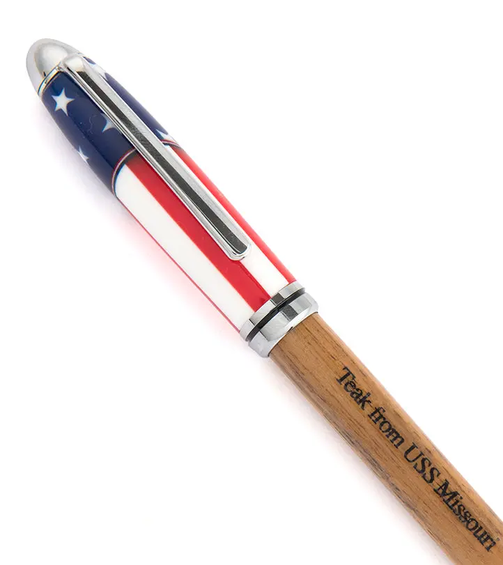 Uss Missouri Teak/Resin Pen, Mont B 2