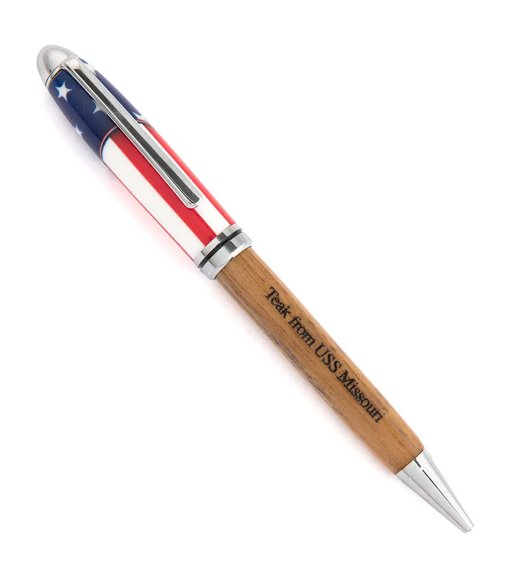 Uss Missouri Teak/Resin Pen, Mont B 1