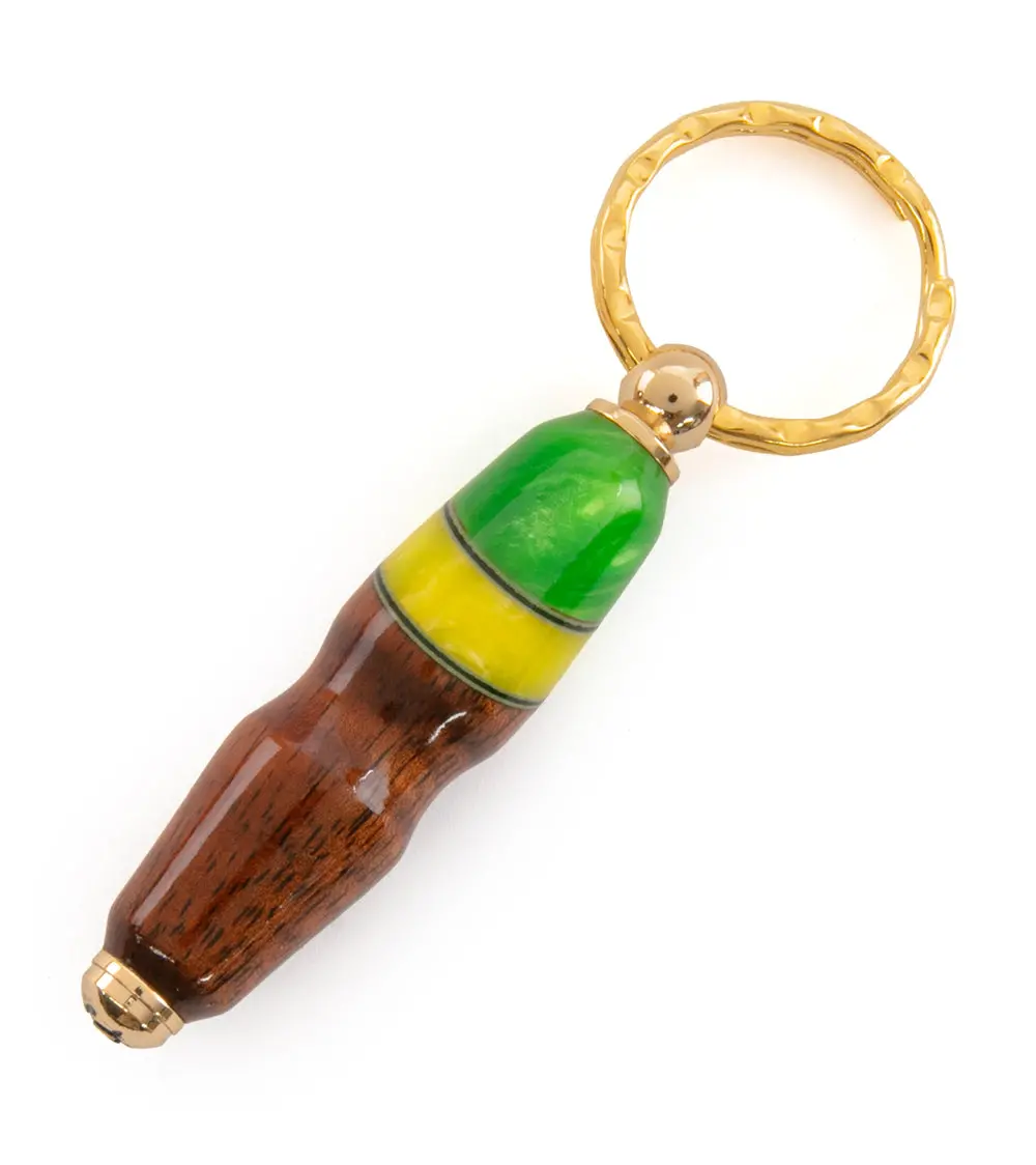 Honu Koa/Resin Key Ring (Various Colors) By Dale Dennison 1