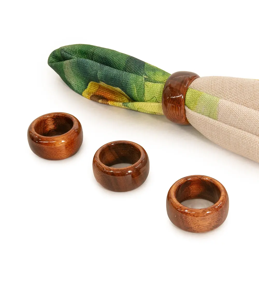 Small Koa Napkin Rings By Dale Dennison 1