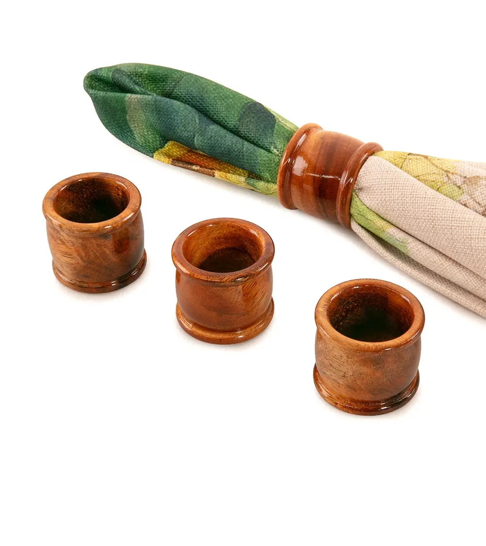 Large Koa Napkin Rings By Dale Dennison 1