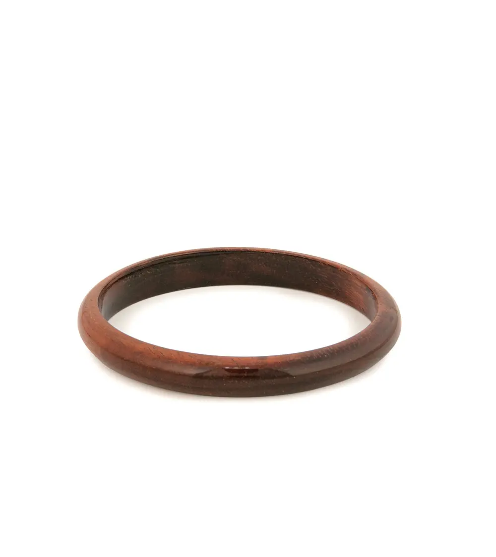 Koa Bangle - Narrow Width 7.5" 1