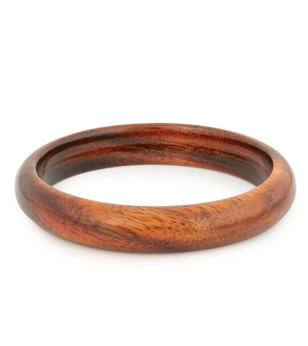 Koa Bangle - Medium Width 8.7" 1