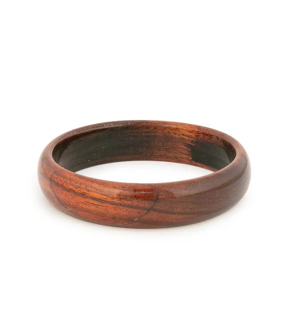 Koa Bangle - Wide Width 7.9" 1