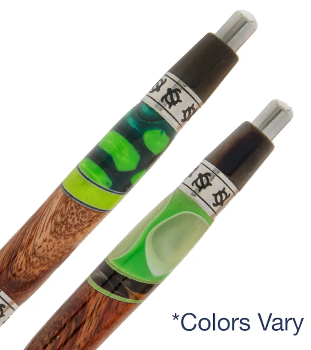 Pacifica Koa Ball Point Pen With Resin - Honu 1