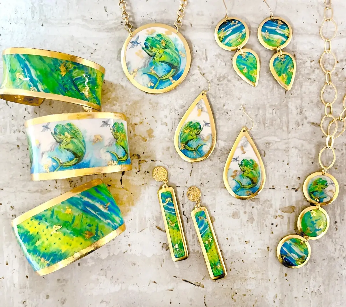 Mahi Disc Necklace 2