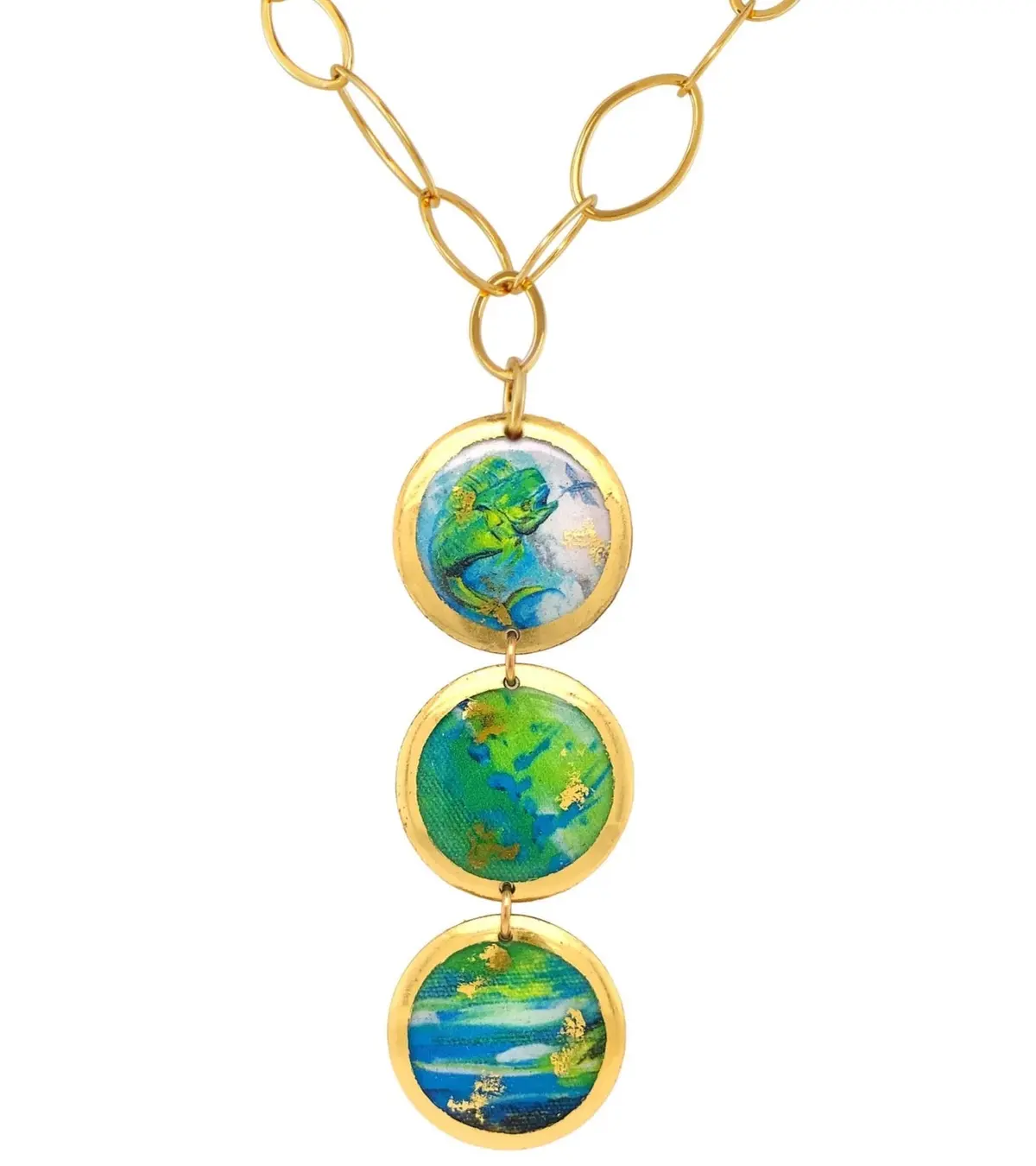 Mahi Disc Necklace 1