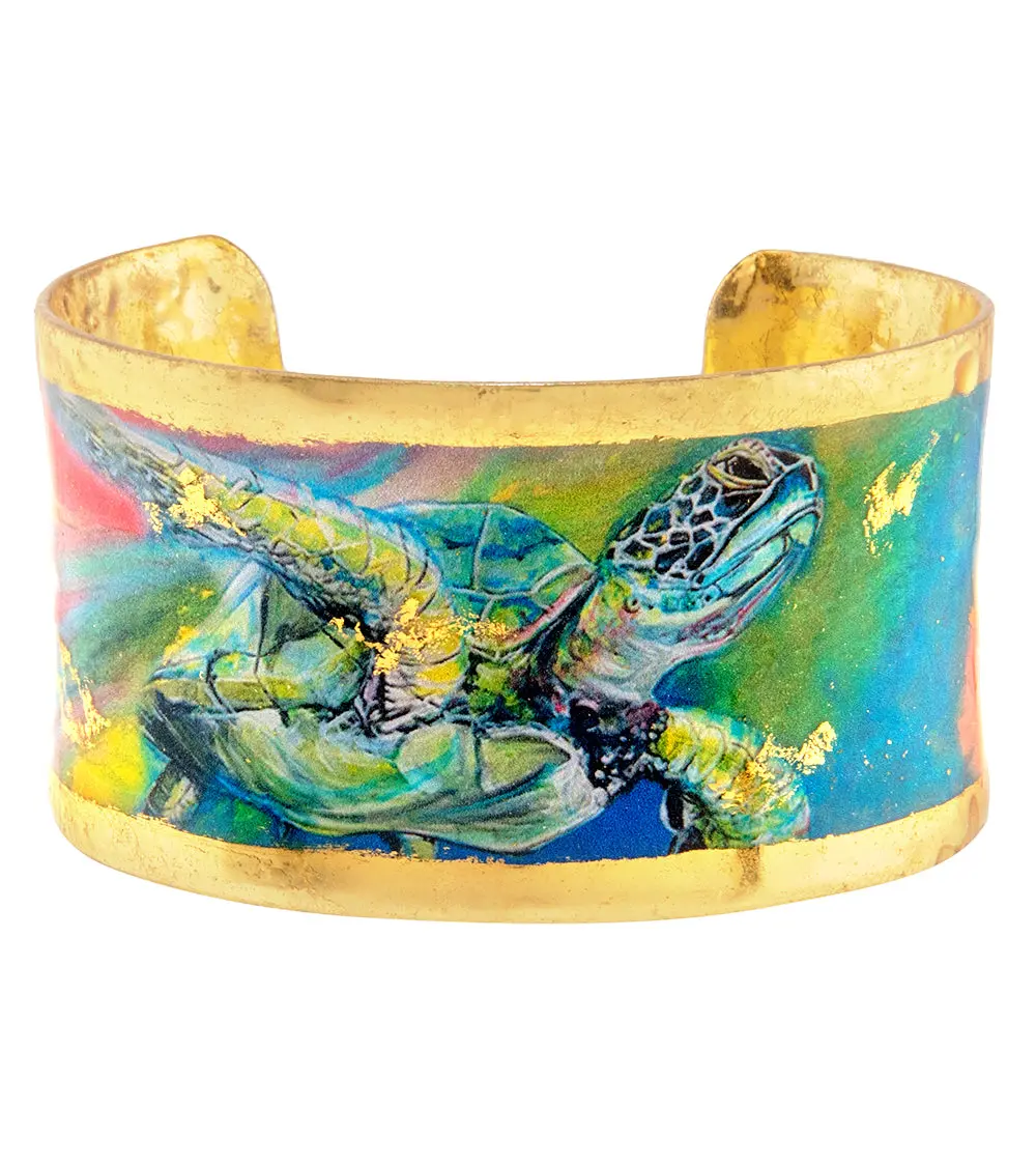Rainbow Turtle Corset Cuff 1