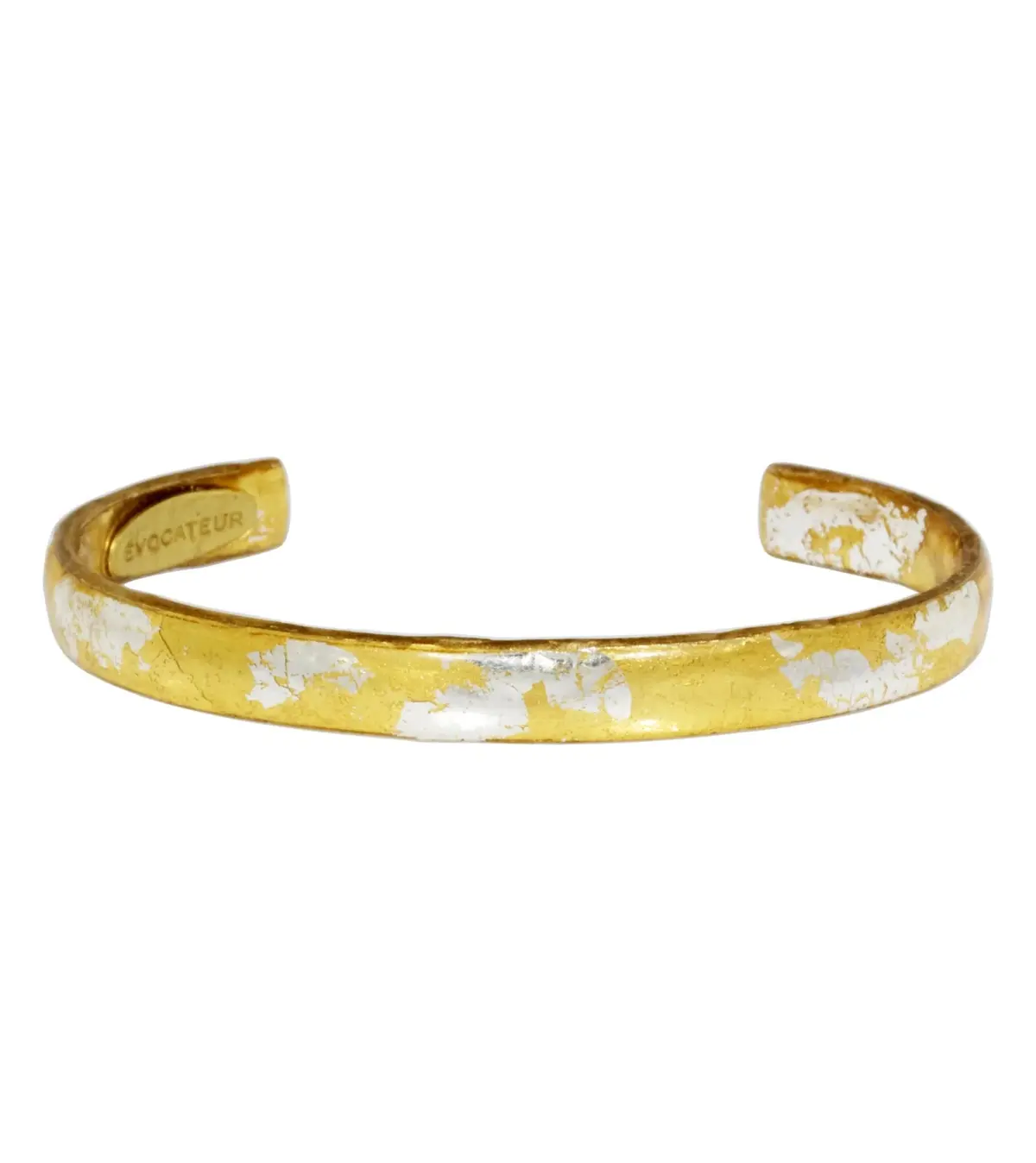 Silver Confetti Stackable Cuff 1