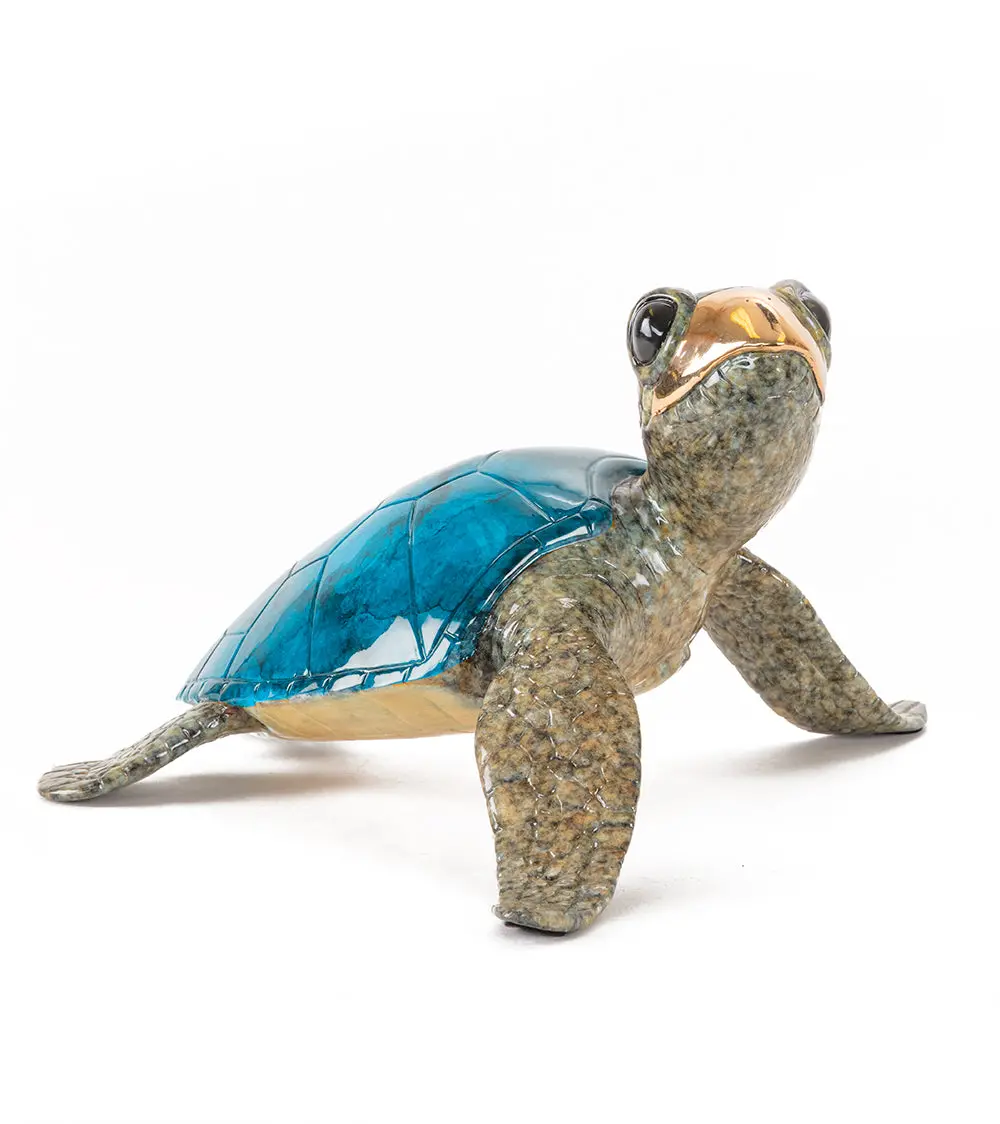 Bronze Sculpture "Blue Alani" By Chris Barela 1