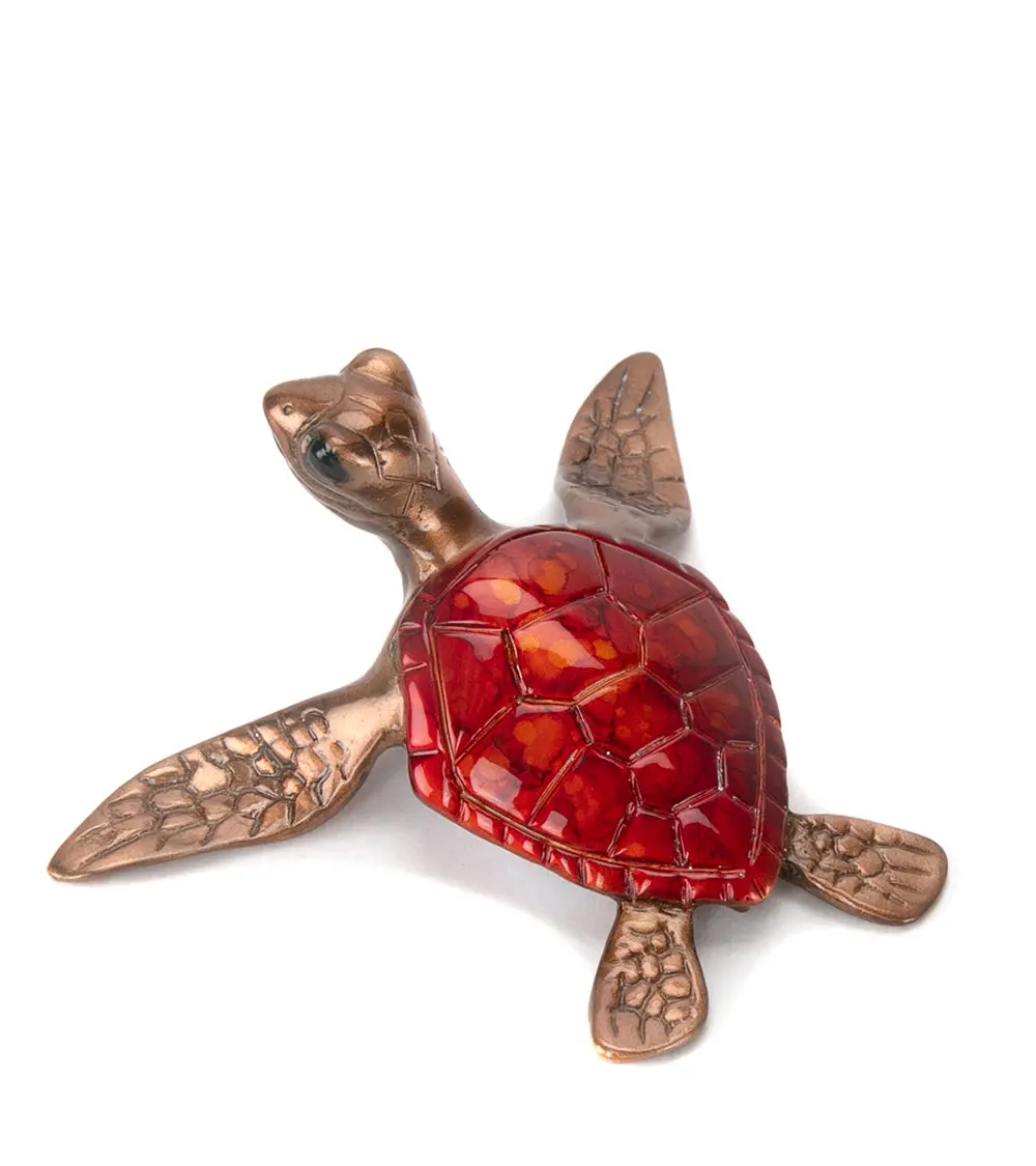 Bronze Sculpture "Slow Poke" Crimson By Chris Barela 1
