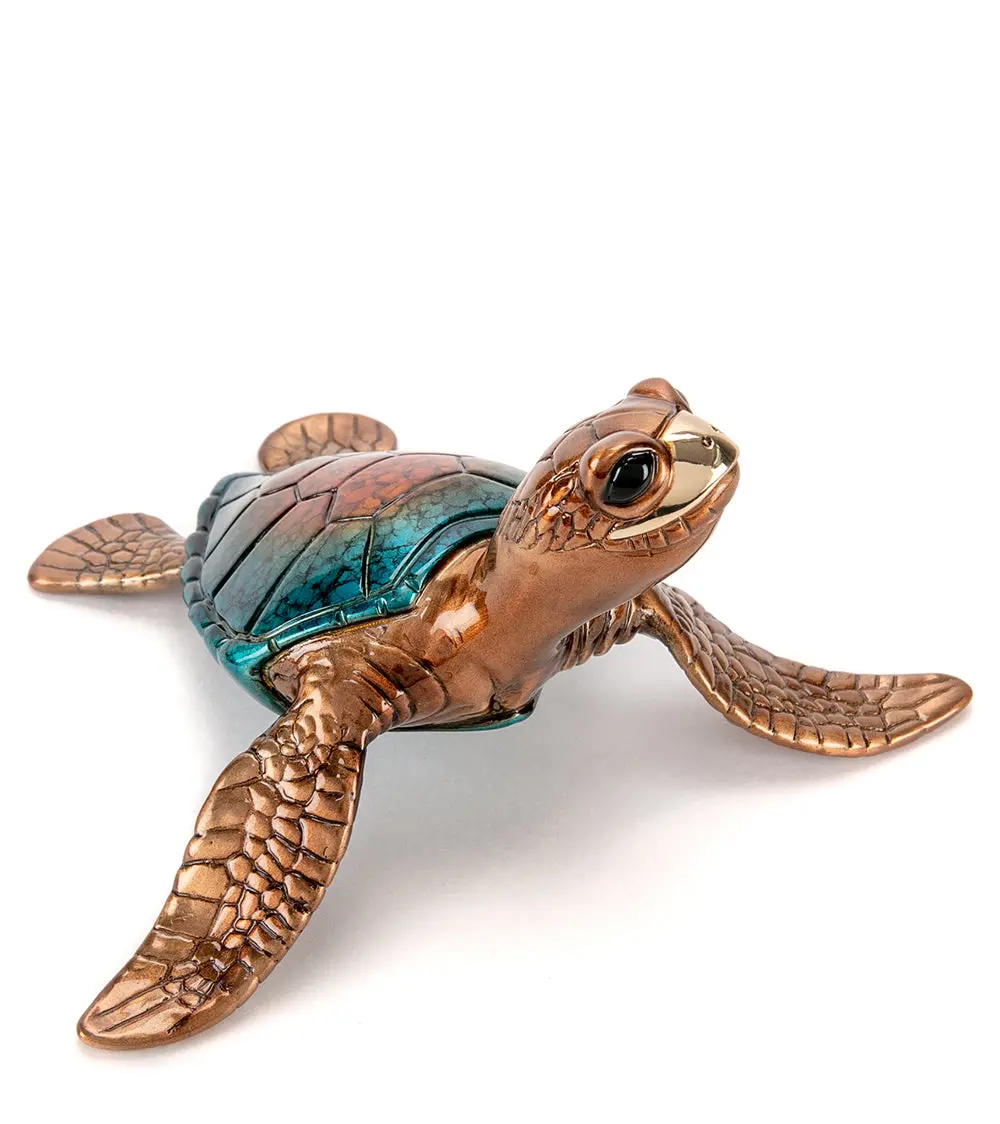 Bronze Sculpture "Speedy" Blue By Chris Barela 2