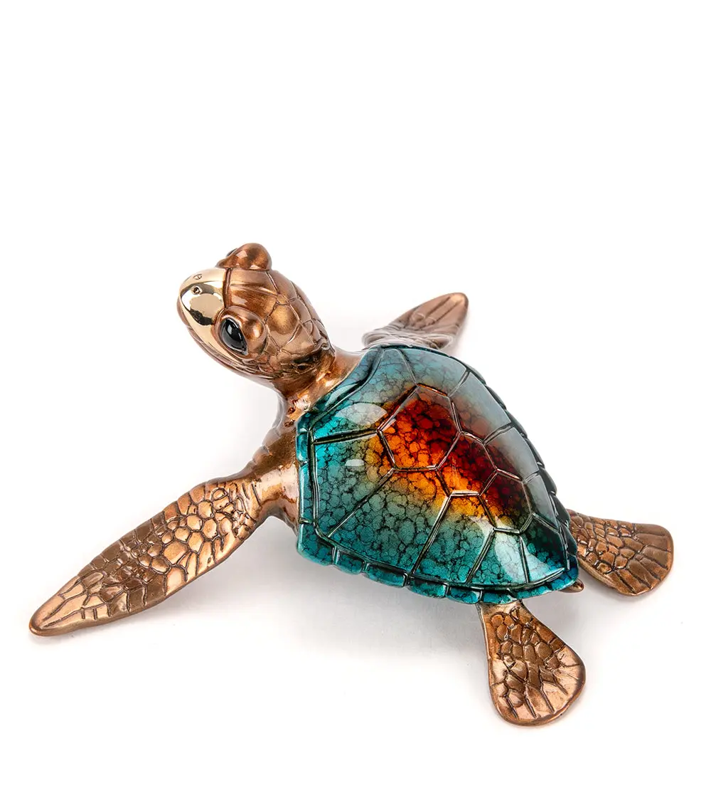Bronze Sculpture "Speedy" Blue By Chris Barela 1