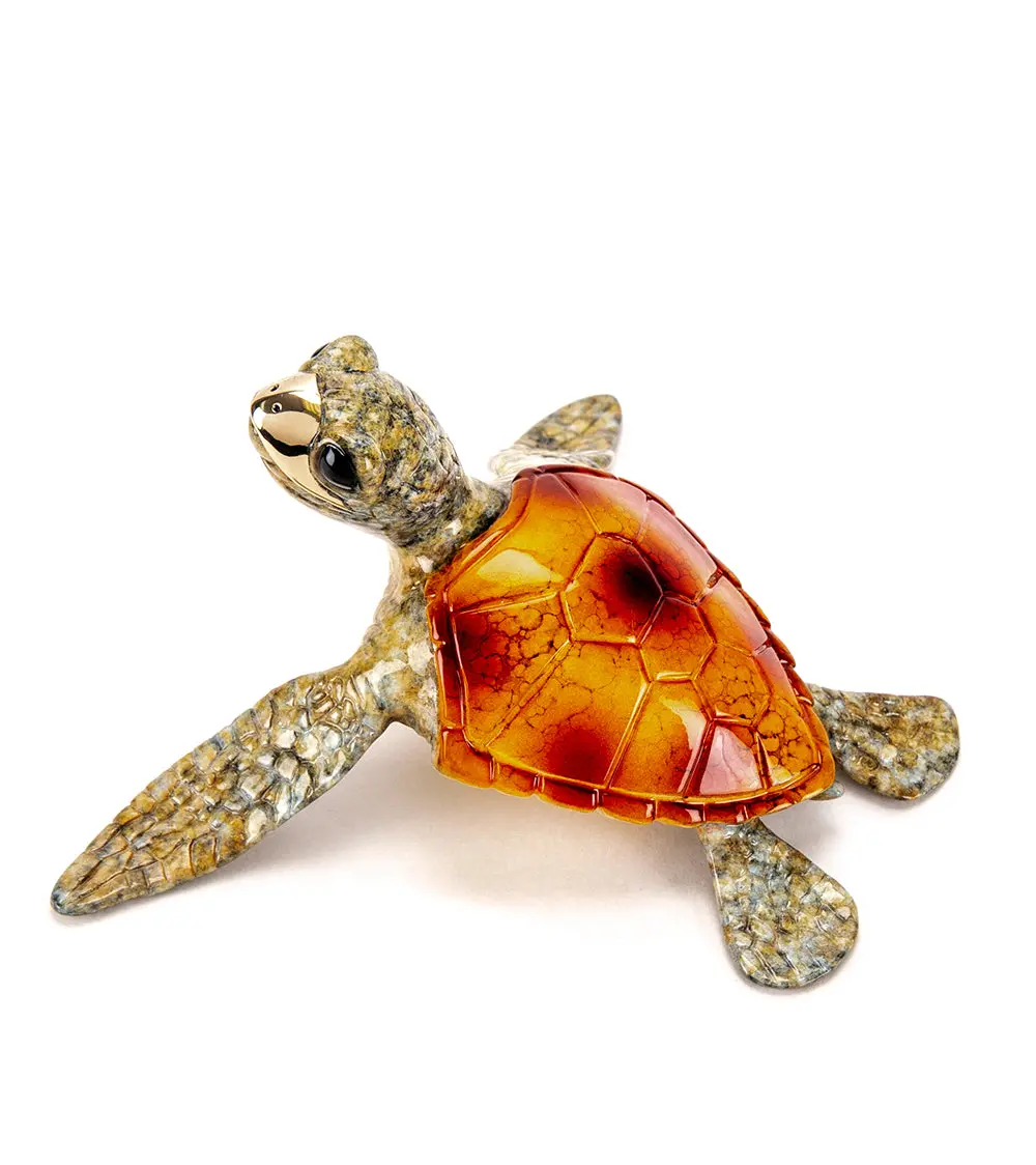 Bronze Sculpture "Speedy" Orange By Chris Barela 1