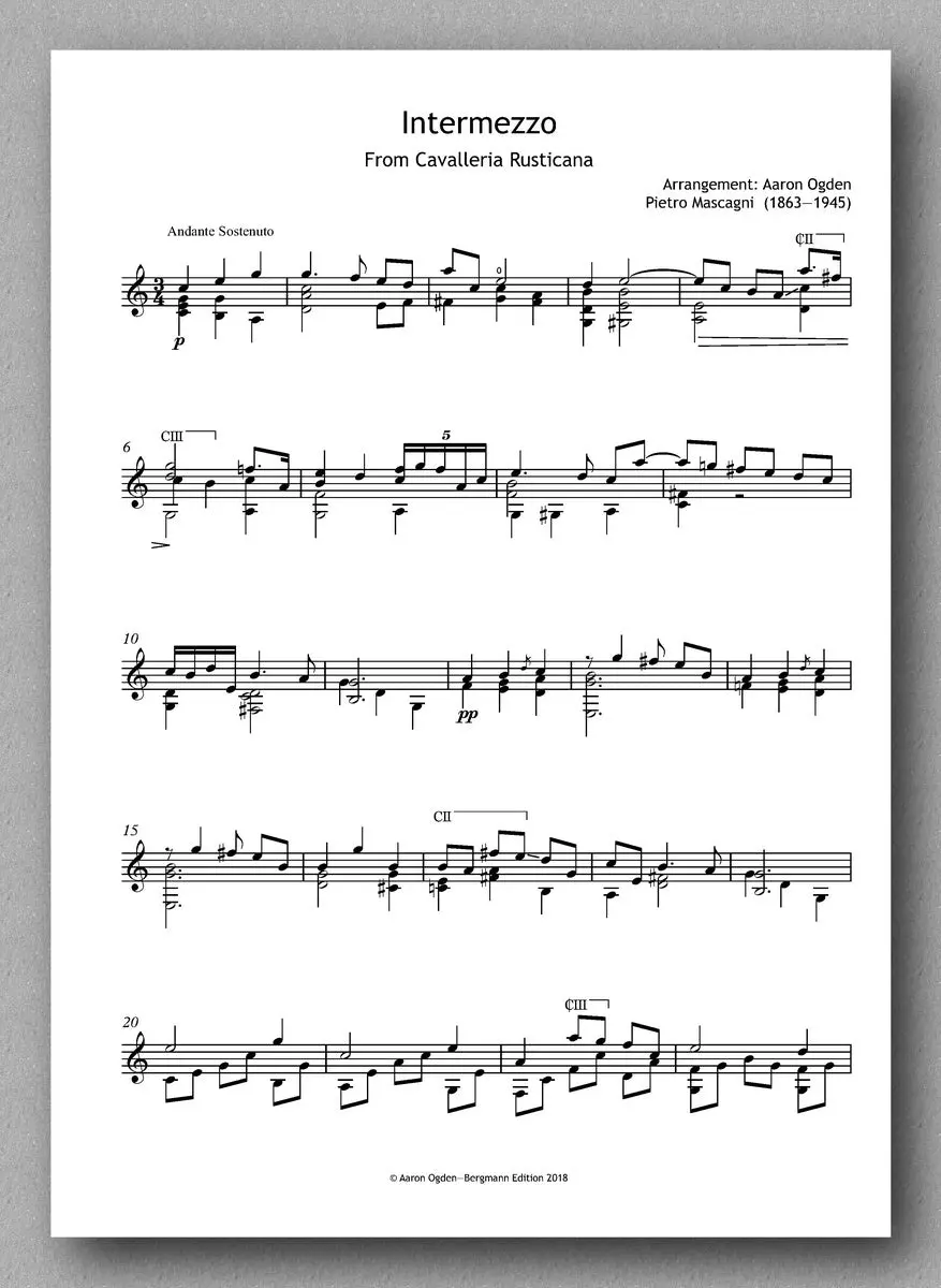Ogden-Mascagni, Intermezzo 2