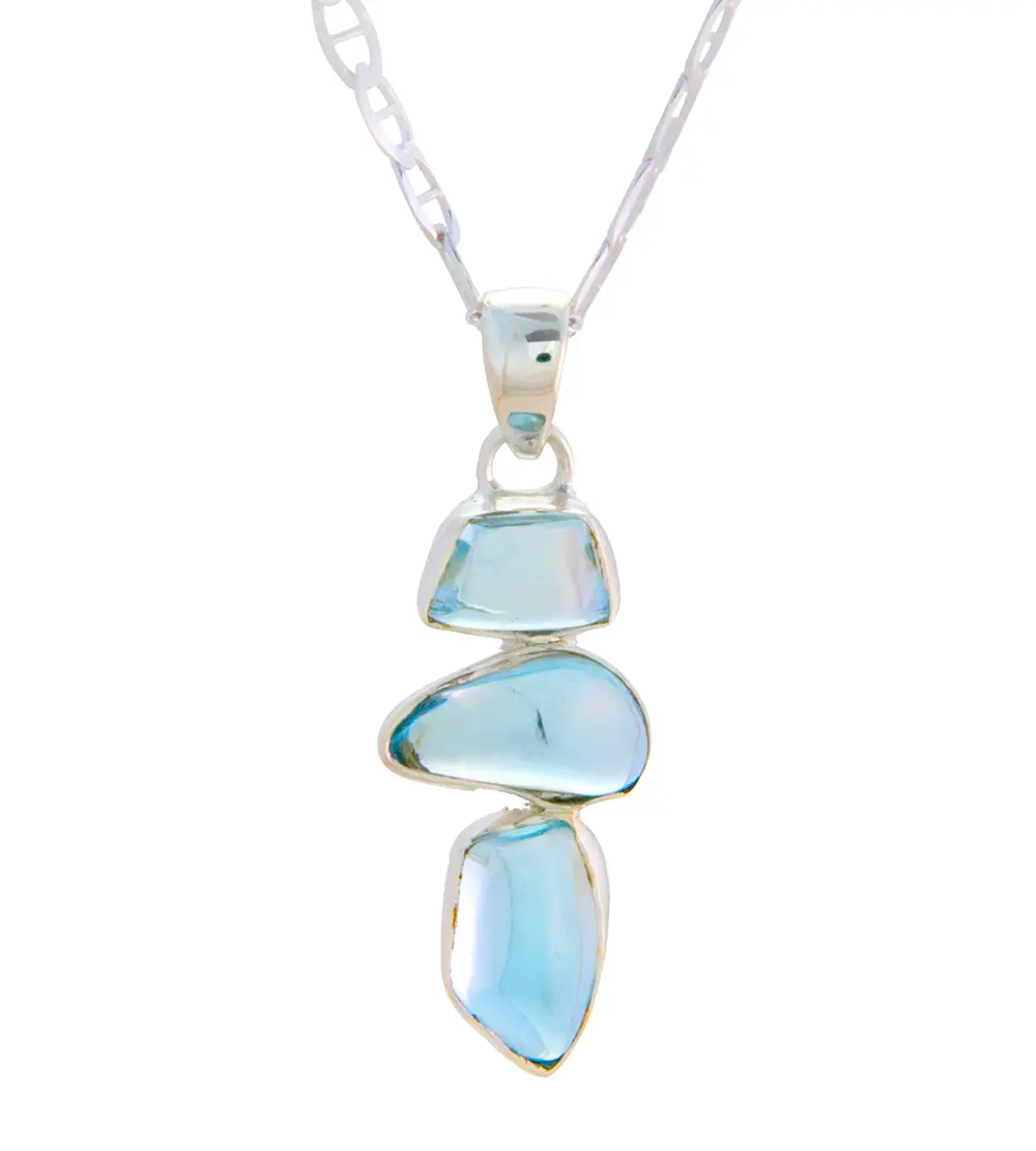 Blue Topaz Pendant 1