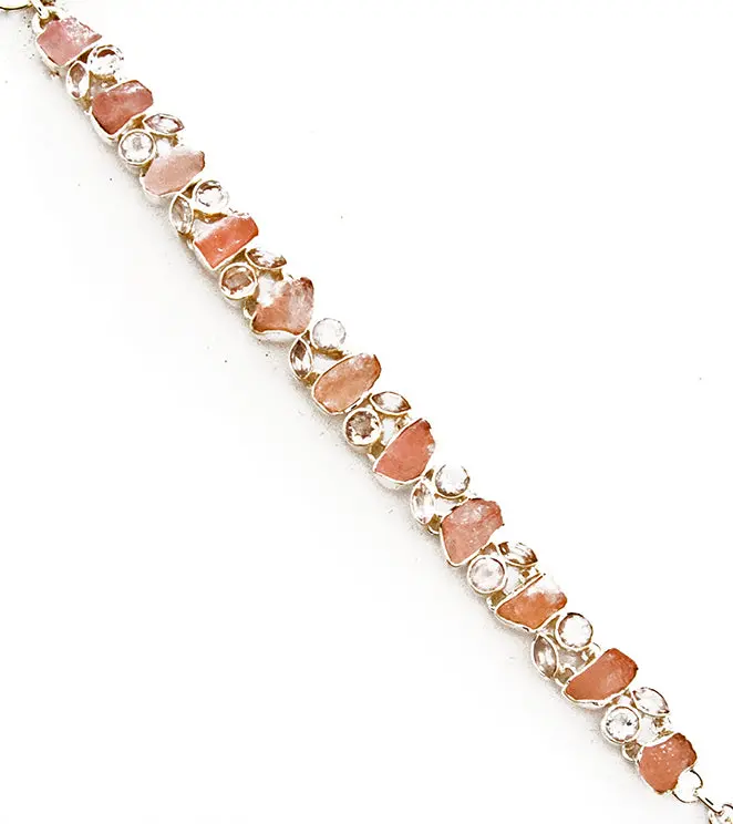 Rose Quartz & Morganite Bracelet 1