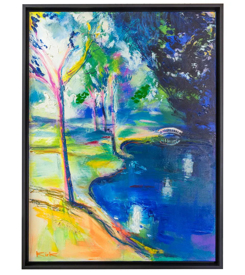 Lil White Bridge By Kirk Boes, Framed 1