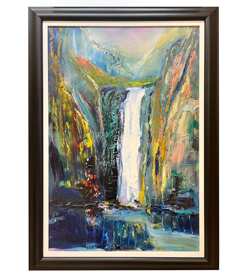 Secret Waterfall By Kirk Boes, Framed 1